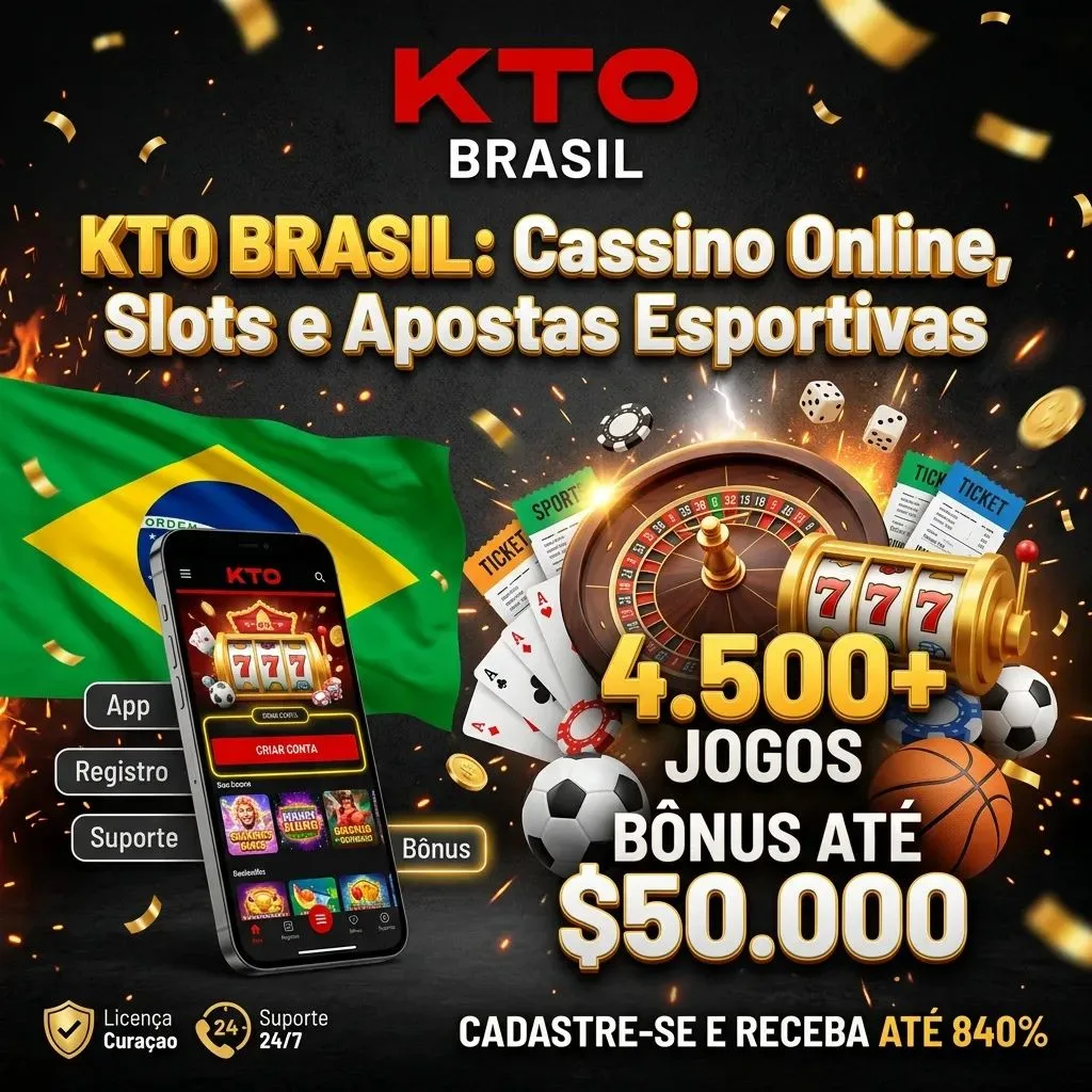 Tela do aplicativo Kto com funcionalidades de apostas